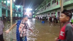 Kondisi komplek Ummul Ayman putra pada rabu dini hari.